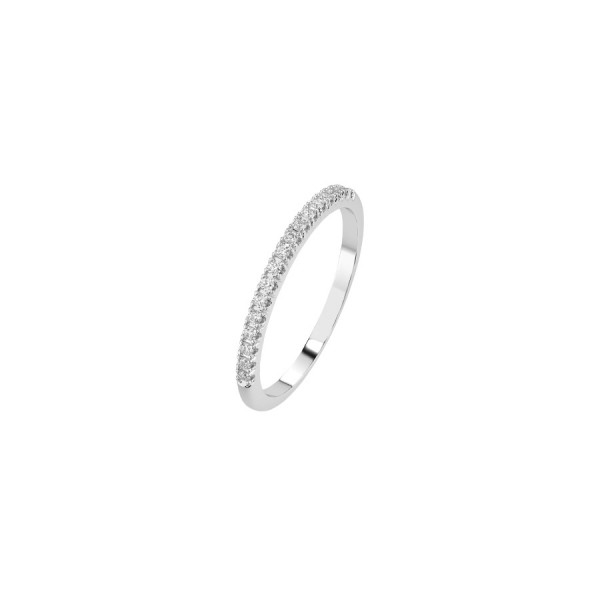 Дамски пръстен от бяло злато с диаманти 0.14Ct Cara Diamanti K101-10076W/14K