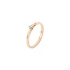 Дамски пръстен от розово злато с диамант 0.10Ct Cara Diamanti K101-10125R(3.0)/14K