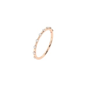 Дамски пръстен от розово злато с диаманти 0.18Ct Cara Diamanti K101-10145R/14K