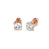 Дамски обеци от розово злато с диаманти 0.60Ct K102-10012/1R(4.2)/14K