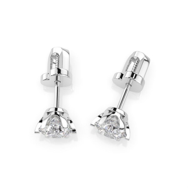 Дамски обеци от бяло злато с диаманти 1.40Ct Cara Diamanti K102-10040W(5.7)
