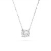 Дамско колие от бяло злато с диамант 0.50Ct K104-10040W(5.1)