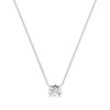 Дамско колие от бяло злато с диамант 0.50Ct K104-10040W(5.1)