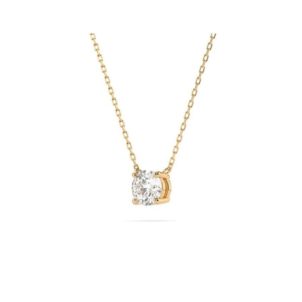 Златно дамско колие с диамант 0.50Ct K104-10040Y(5.1)/14K
