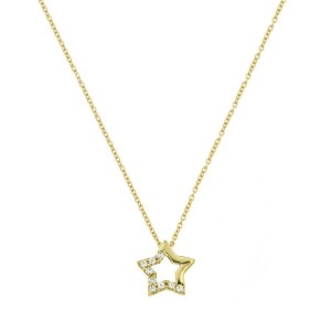 Дамско златно колие Cara Diamanti P3238