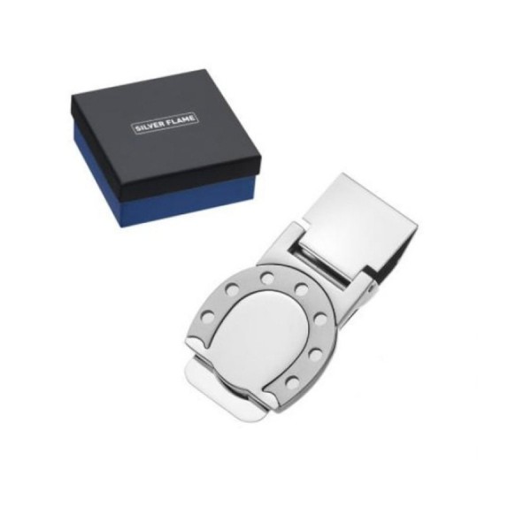 Щипка за пари Подкова Silver Flame SFN013