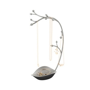 Стойка за бижута Umbra Orchid, цвят сив