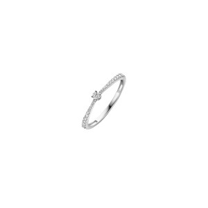 Дамски пръстен от бяло злато с диаманти Blush 1657WDI