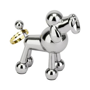 Поставка за пръстени Umbra Zoola Poodle, цвят хром