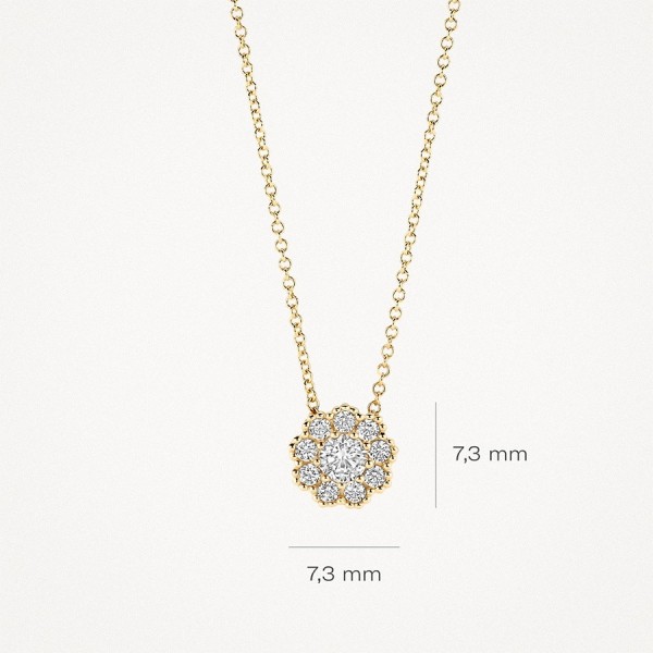 Златно дамско колие Blush 3196YZI
