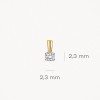 Златна висулка за колие с диамант Blush 6600BDI