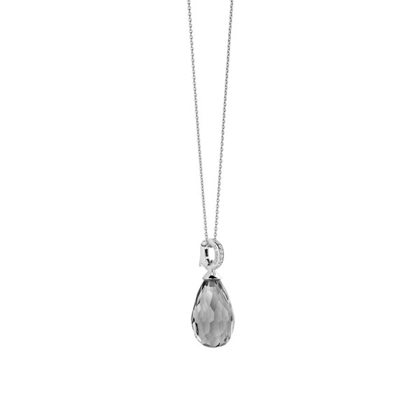 Сребърно дамско колие с бриолет Ti Sento 6849GG