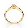 Златен дамски пръстен с диамант 0.35Ct Cara Diamanti K101-10021Y(4.5)