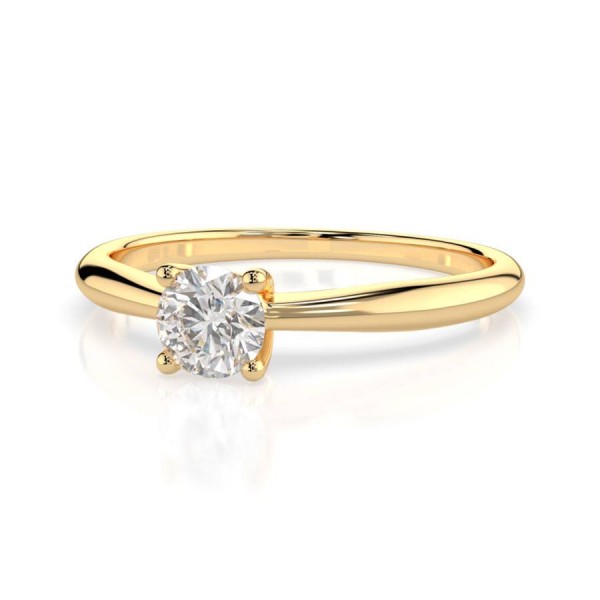 Златен дамски пръстен с диамант 0.35Ct Cara Diamanti K101-10021Y(4.5)