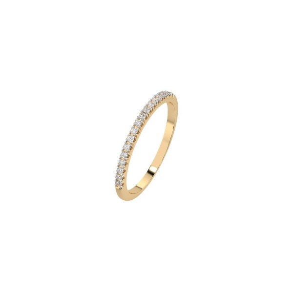 Златен дамски пръстен с диаманти 0.14Ct Cara Diamanti K101-10076Y/14K