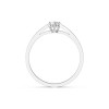 Дамски пръстен от бяло злато с диамант 0.10Ct Cara Diamanti K101-10125W(3.0)/14K