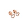 Обеци от розово злато с диаманти Cara Diamanti K102-010028R