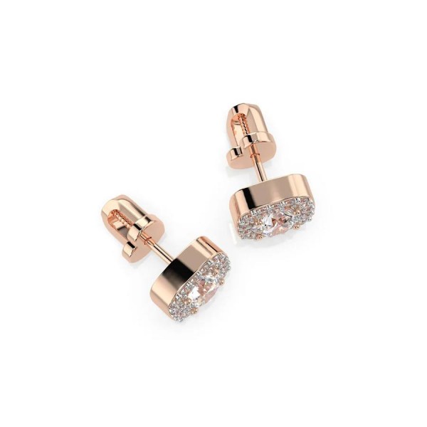 Дамски обеци от розово злато с диаманти 0.80Ct и 0.20Ct Cara Diamanti K102-10152R(4.7)