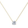 Златно дамско колие с диамант 0.70Ct Cara Diamanti K104-10040Y(5.7)/14K