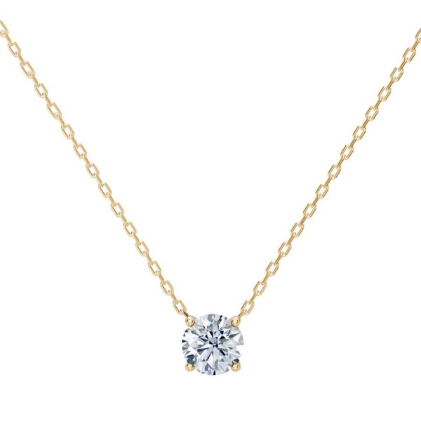 Златно дамско колие с диамант 0.70Ct Cara Diamanti K104-10040Y(5.7)/14K