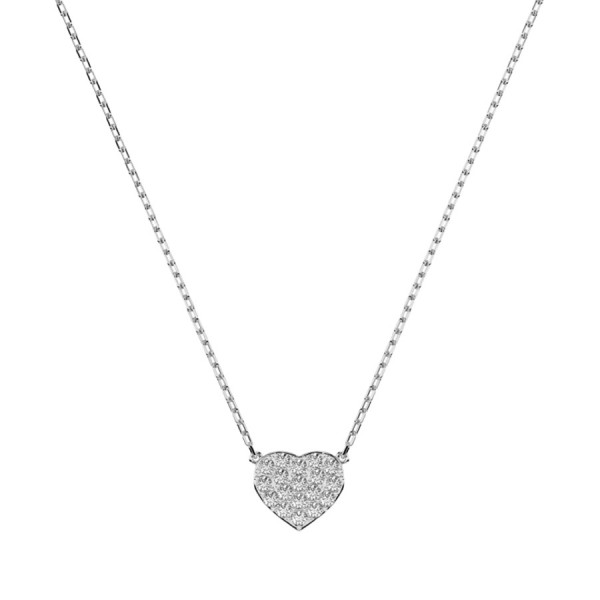 Дамско колие от бяло злато с диаманти 0.09Ct Cara Diamanti K104-10059W/14K
