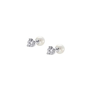 Дамски сребърни обеци с перла Lotus Silver LP1756-4/1