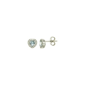 Обеци от бяло злато Cara Diamanti OR3688 Q