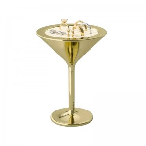 Поставка за пръстени Umbra Tini Martini, цвят месинг