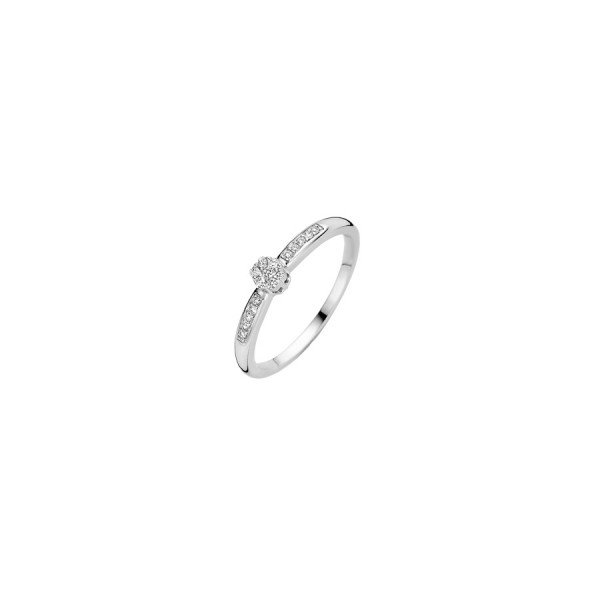 Дамски пръстен от бяло злато с диаманти Blush 1625WDI