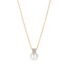 Дамско златно колие с перла и цирконий Blush 3163YPW