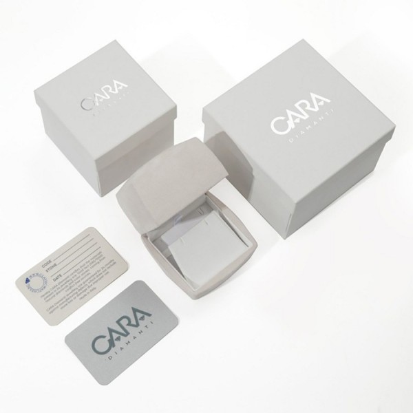 Дамско златно колие с диаманти Cara Diamanti CLN1302W