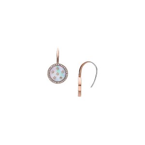 Дамски обеци със седеф Fossil JF04938791