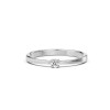 Дамски пръстен от бяло злато с диамант 0.10Ct Cara Diamanti K101-10012/1W(3.0)/14K