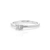 Дамски пръстен от бяло злато с диамант 0.15Ct Cara Diamanti K101-10020W(3.4)/14K