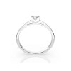 Дамски пръстен от бяло злато с диамант 0.15Ct Cara Diamanti K101-10020W(3.4)/14K