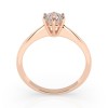Дамски пръстен от розово злато с диамант Cara Diamanti K101-10027R