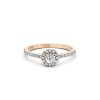 Дамски пръстен от розово злато с диаманти 0.25Ct и 0.29Ct Cara Diamanti K101-10095R(4.0)/14K