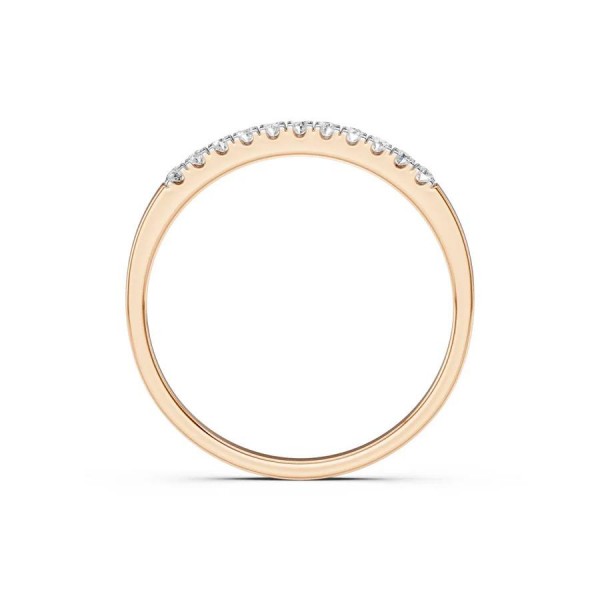 Дамски пръстен от розово злато с диаманти 0.11Ct Cara Diamanti K101-10109R(1.3)/14K