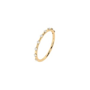 Златен дамски пръстен с диаманти 0.18Ct Cara Diamanti K101-10145Y/14K