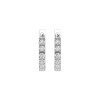 Дамски обеци от бяло злато с диаманти 0.42Ct Cara Diamanti K102-10109W(2.0)/14K