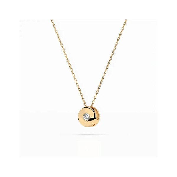 Златно дамско колие с диамант 0.04Ct Cara Diamanti K104-10015Y(2.2)/14K