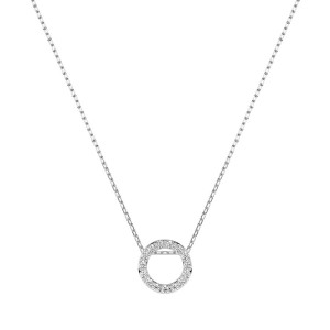 Дамско колие от бяло злато с диаманти 0.09Ct Cara Diamanti K104-10028W/14K