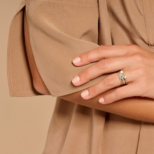 Златен дамски пръстен с топаз Blush 1226YLB