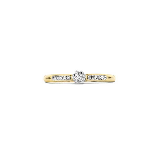 Златен дамски пръстен с диаманти Blush 1625BDI