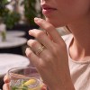 Златен дамски пръстен с диаманти Bliss 20111496