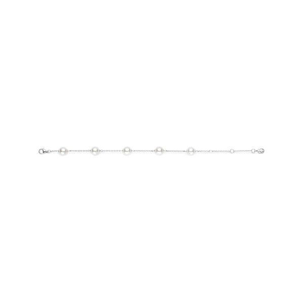 Дамска сребърна гривна с перли Ti Sento 23105PW