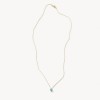 Златно колие с рожден камък топаз (месец март) Blush 3200YBT