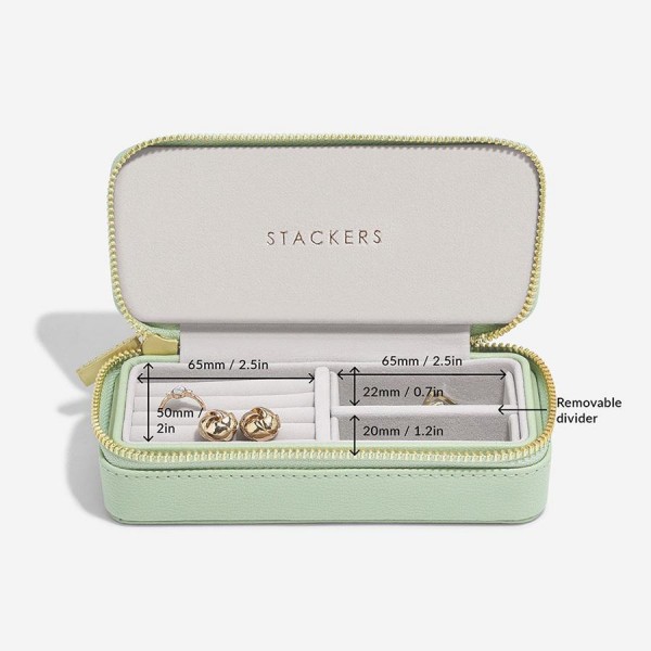 Практична кутия за бижута Stacker Теа, зелена