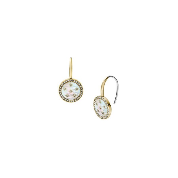 Дамски обеци със седеф Fossil JF04867710