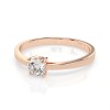 Дамски пръстен от розово злато с диамант Cara Diamanti K101-10012/1R